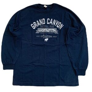 ALSTYLE Grand Canyon National Park Long Sleeve T-Shirt Size L